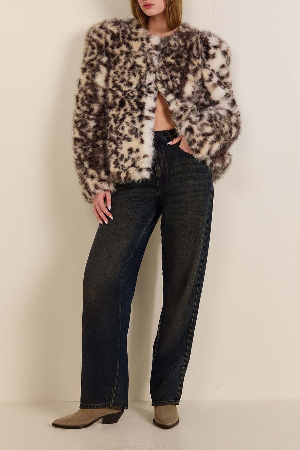 מעיל פרווה סינתטי